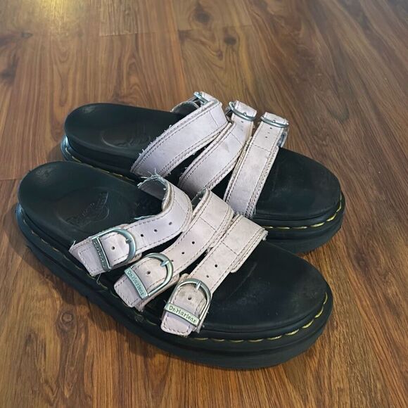 Dr. Martens pink strap sandals slides 6 - Picture 2 of 8